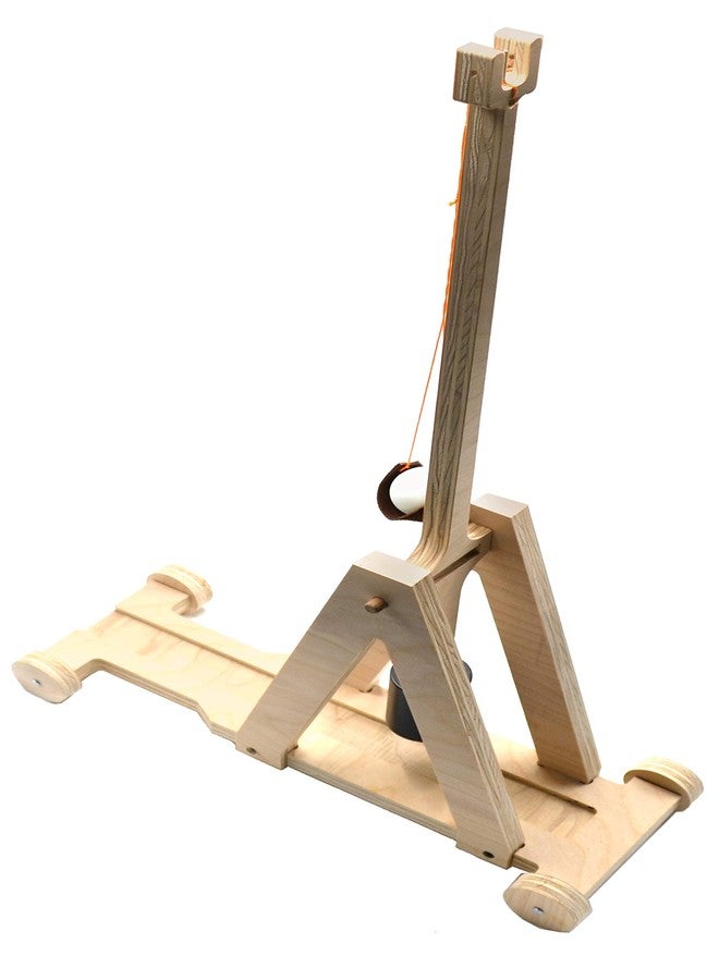 Eisco - Premium Large Trebuchet Physics Demonstration Kit, 21" Beam Arm, Explore Gravitational Potential Energy, Projectile Motion & Energy Transformation, Ideal for Learning Demonstrations - Image 2